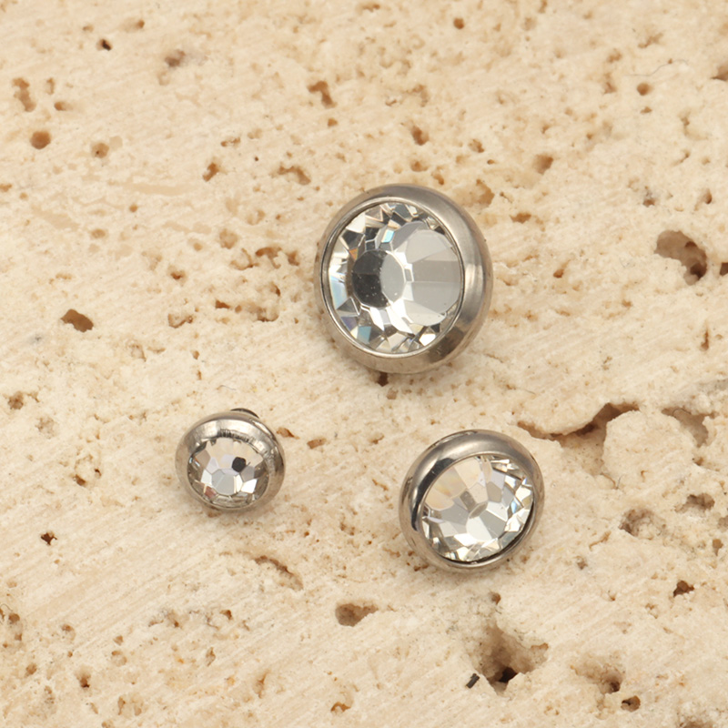 1PCS ASTM F136 Titanium Bezel  - Body Jewelry Dermal ulasan dan harga