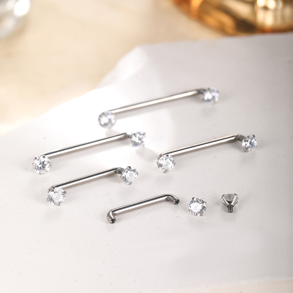 10Pcs/set G23 Titanium Surface - Body Jewelry Dermal ulasan dan harga