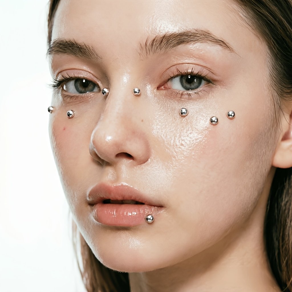 4pcs Set of Piercing-Free Self - Body Jewelry Piercing ulasan dan harga
