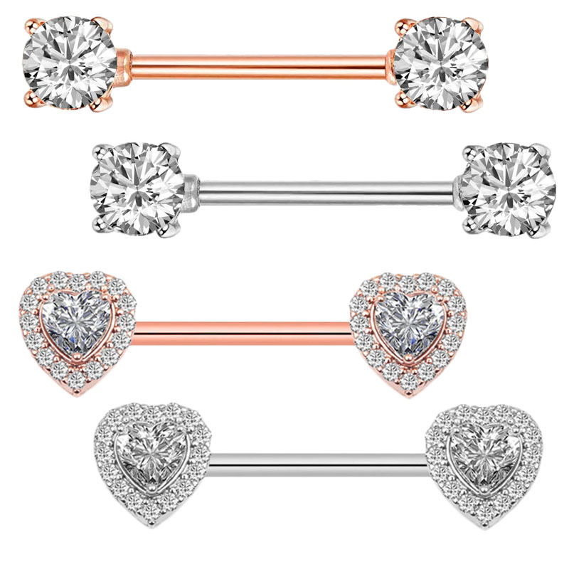 2Pcs Fashion High Quality Zirc - Body Jewelry Quality ulasan dan harga