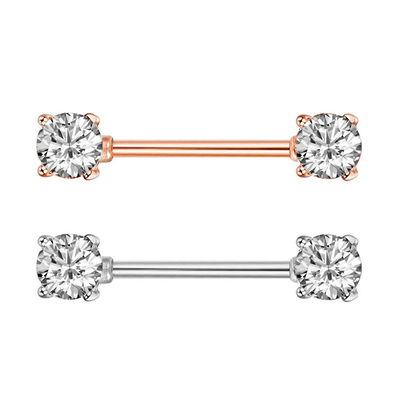 2Pcs Fashion High Quality Zirc - Body Jewelry Quality ulasan dan harga