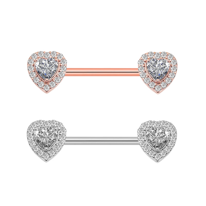 2Pcs Fashion High Quality Zirc - Body Jewelry Quality ulasan dan harga